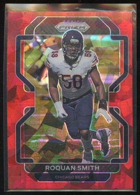2021 Panini NFL Prizm Red Ice Roquan Smith Chicago Bears #164