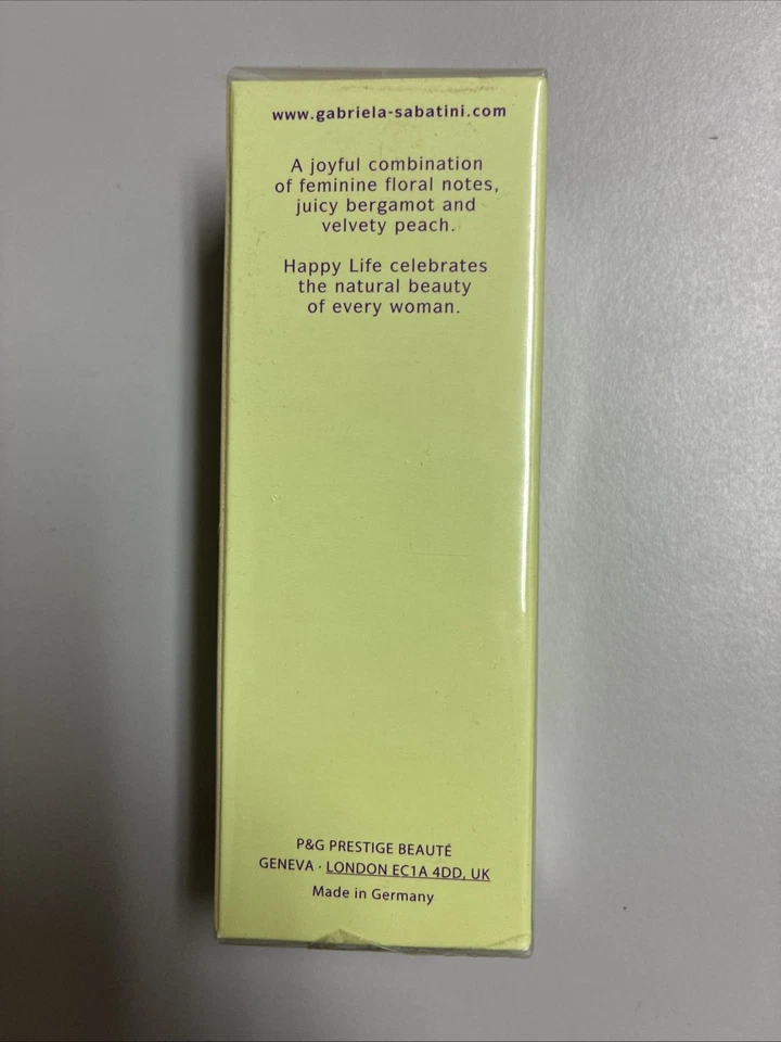 HAPPY LIFE BY GABRIELA SABATINI 30ML EDT SPRAY (NUEVO CON CAJA Y PRECINTADO) Foto 3 de 4