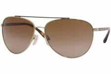Michael Kors MK1054 101413 Gold/Brown Sunglasses