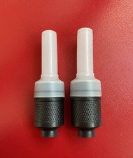 Led Waterproof Stick Light 2x Non Flash Orange Tire Wheel Valve Stem Cap Car