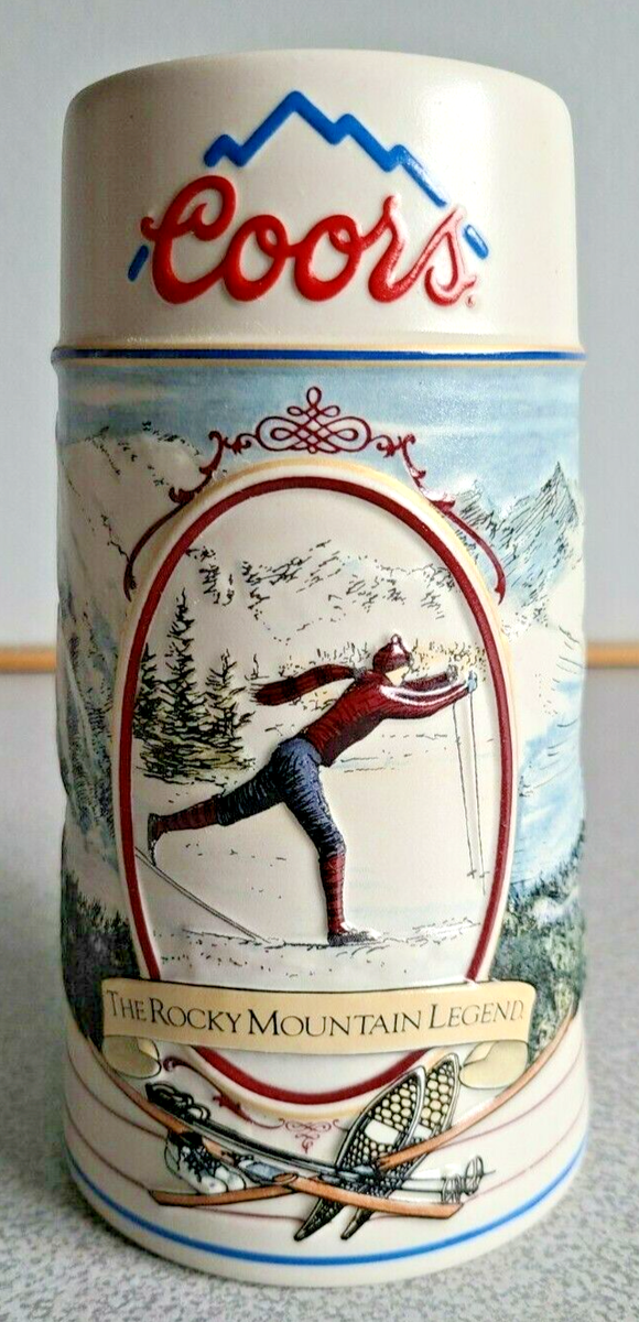 Coors Beer Stein Limited Edition 1991 Rocky Mountain Legend Series