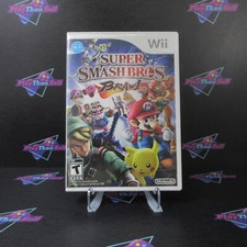 Super Smash Bros Brawl Nintendo Wii - 1 Year Warranty Game & Case