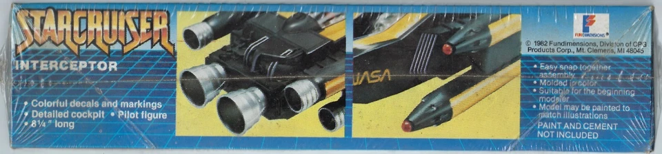 Starcruiser Interceptor Scale Model Kit - MPC - Gerry Anderson - Image 4 of 4