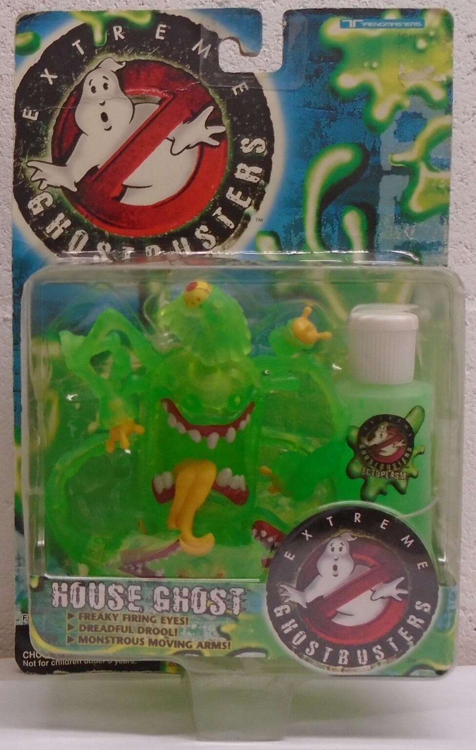 Extreme Ghostbusters House Ghost Dreadful Drool Freaky Eyes Trendmasters READ