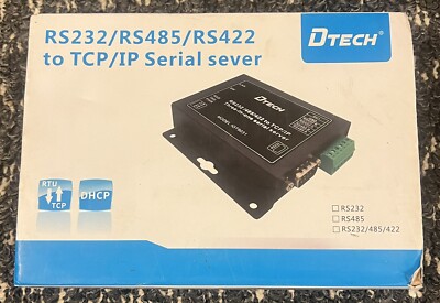 DETECH IOT9031B Port Serial to Ethernet Converter Adapter RS422 RS485 to TCP IP
