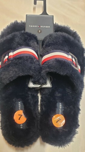 Tommy Hilfiger Women's Leisur-C Faux Fur Slides Size 7/ New | eBay