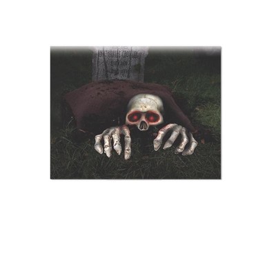 Fun World Halloween Lite UP Skeleton-Peeper Breaker Grave DÉCOR