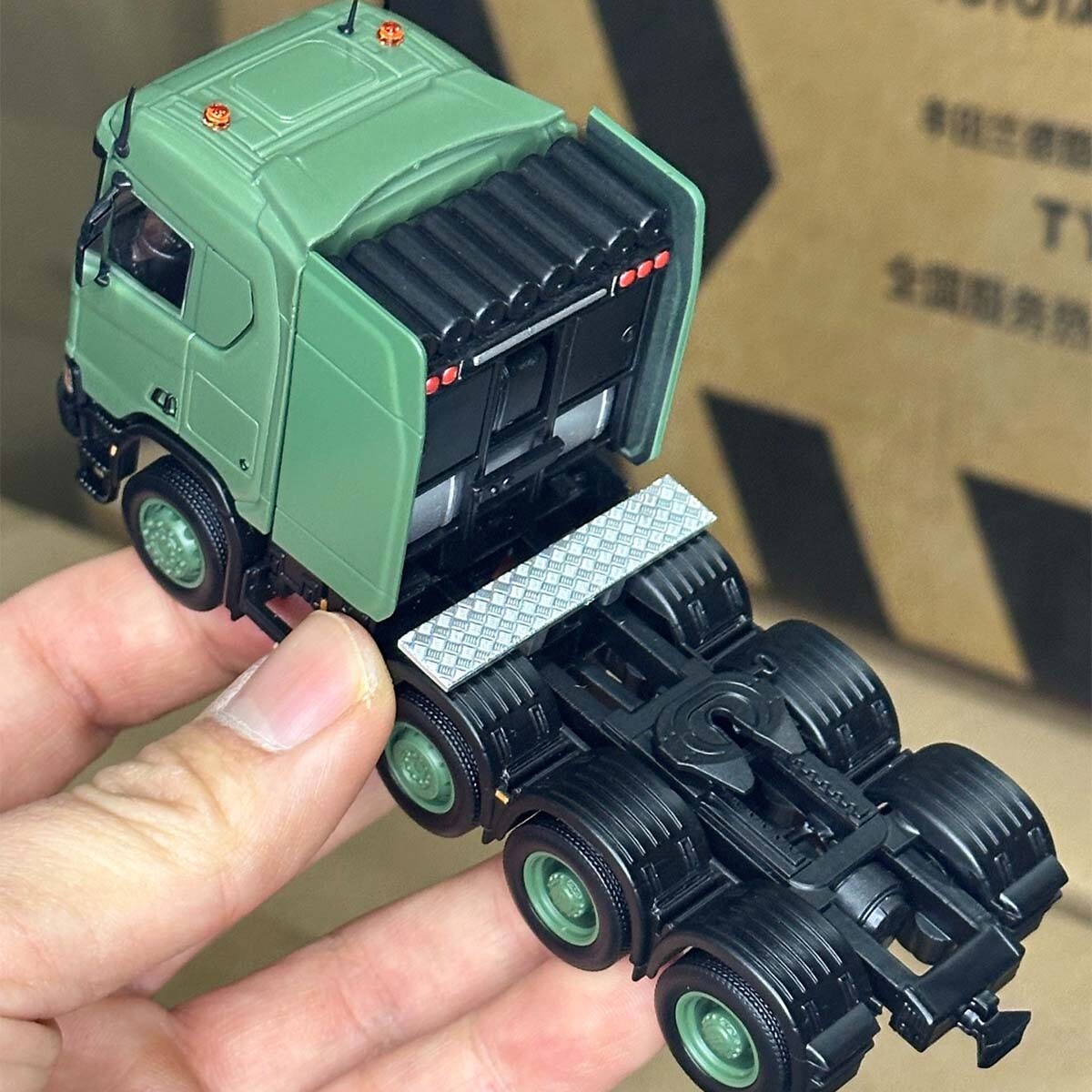 Masdi 1:64 Army Green SCANIA R650 Model Diecast Metal Truck in