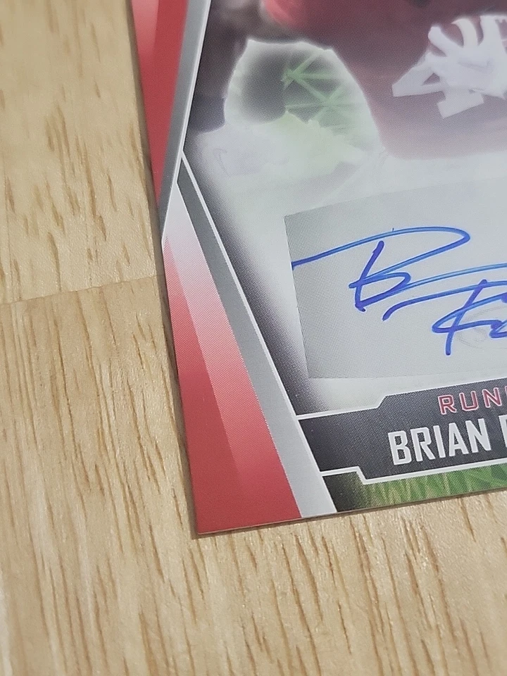 2022 SAGE BRIAN ROBINSON JR Red Autograph #A-BRJ Rookie Auto 49ers - Image 4 of 4