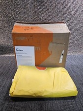  QTY 12 Dupont Tychem QC120SYL2X001200 Chemcial Resistant Coverall Collared 2X