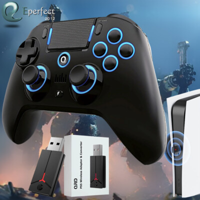 QRD Spark N5 Wireless Controller for PS5 PS4 PS3 PC IOS Android + USB Coverter