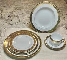 NEW 6pc Philippe Deshoulieres Porcelain Limoges Set In Orleans- NWOB