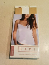 Blue Star Clothing Co. Beige Ruched  Lace Camisole Cami L/XL NEW 