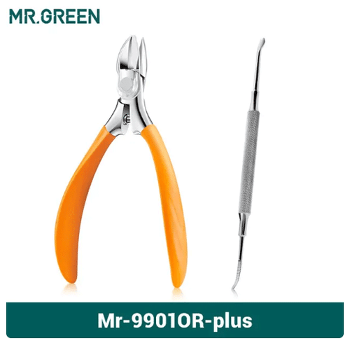Cortadoras de uñas antisalpicaduras MR.GREEN herramientas profesionales de pedicura acero inoxidable - Imagen 7 de 13