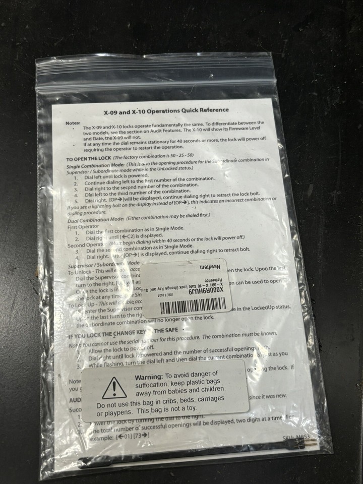 Mosler Military High Security Classified Document Safe Container With X