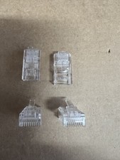 Job Lot Of  90 RJ45 Plugs Clear Cat 5e