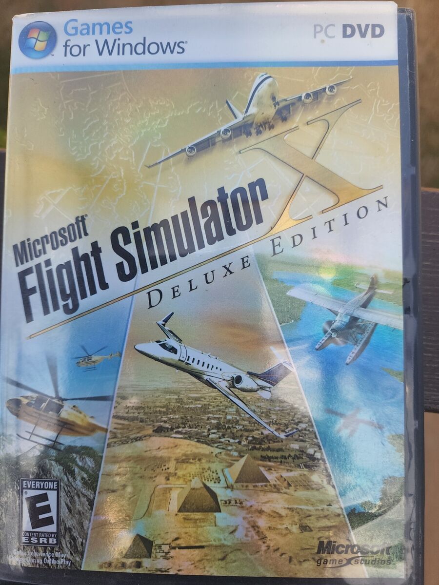 Microsoft Flight Simulator X Gold Edition - PC Flight Sim - New See Desc  882224258043