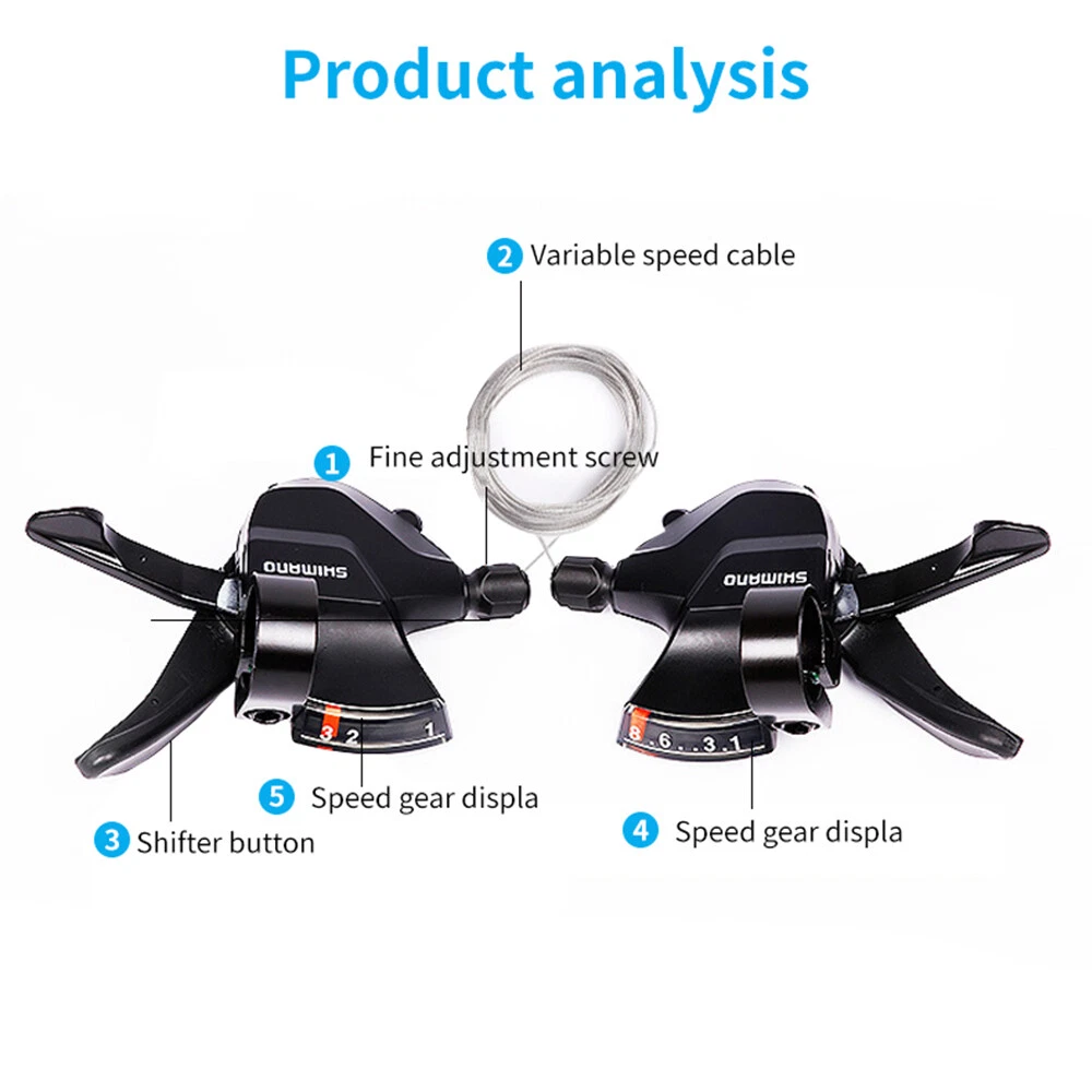 SHIMANO SL M315 Shifters 2 3 7 8 Speed MTB Bike Bicycle Trigger Shift Lever
