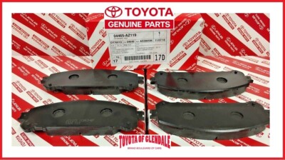 2011-2020 TOYOTA SIENNA FRONT CERAMIC BRAKE PADS GENUINE OEM 04465-AZ319