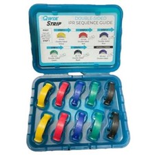 Qwikstrip QSDS-ASSRT Double Sided Assorted Abrasive Dental Strips 10 Piece Kit