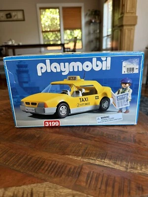 PLAYMOBIL® 3199 Taxi Yellow Cab Cabtaxi NEW ORIGINAL PACKAGING RARE - Photo 1/4
