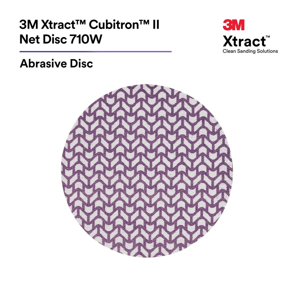 3M 710W Xtract Cubitron II Gaas-schijf 150mm/ K180