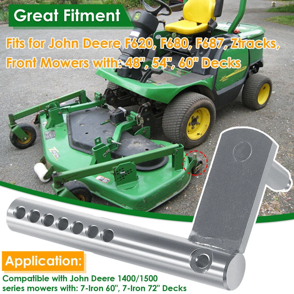 Suporte de braço de roda medidor esquerdo traseiro AM129501 para plataforma de cortador John Deere 48" 54" 60" - Imagem 2 de 4