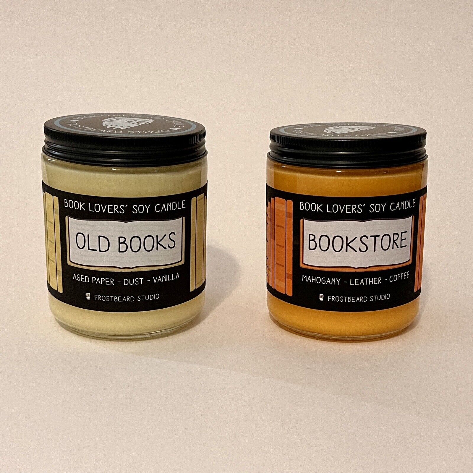 NEW Frostbeard Studio Book Lovers' Hand Poured Soy Candle Bundle