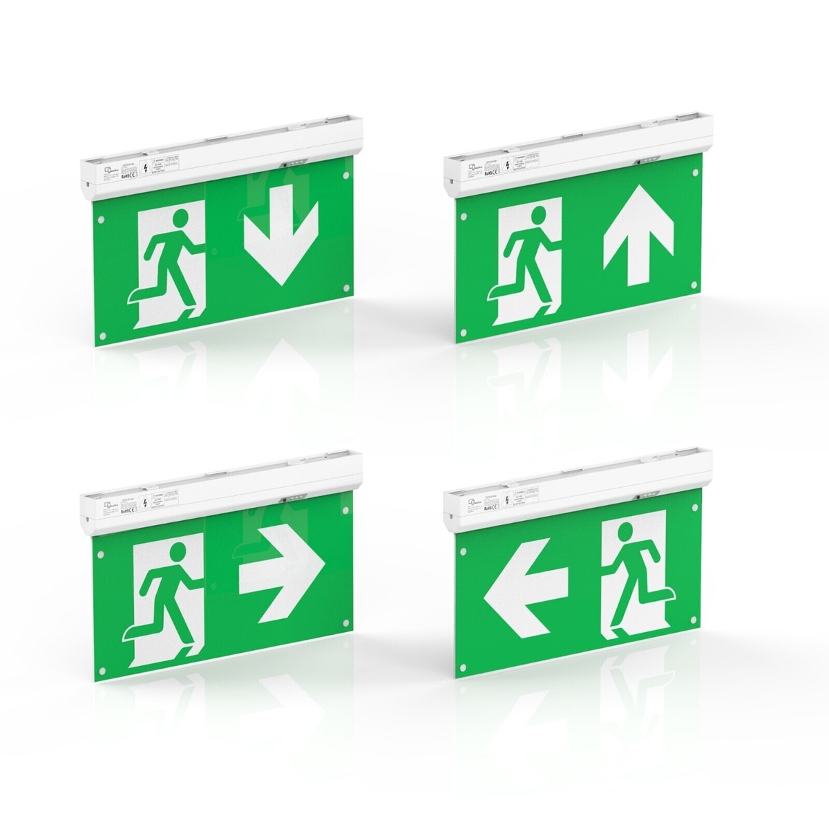 Luce Di Emergenza IP20 LED - Segnale Uscita Di Sicurezza | 180 Minuti Autonomia, 220-240V - Foto 9