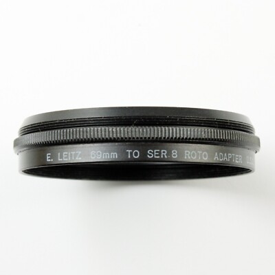 ''E. Leitz'' 69mm to Series VIII Rotating Filter Adapter