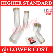 24" 2000 Ft Heat Shrink Wrap Central Fold Clear PVC Film 75 Gauge Retail Packing