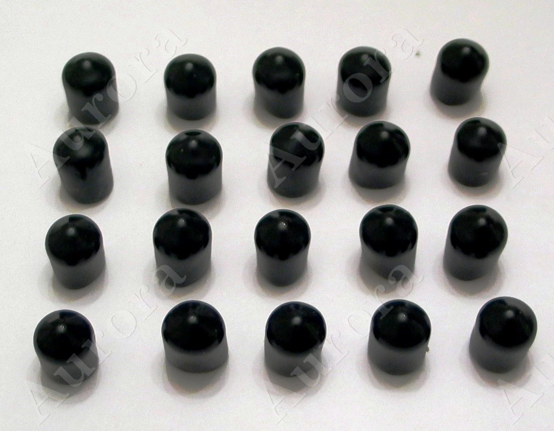 8 Tapas De Cobre Chapadas En Rodio Para Conector Hembra RCA, Calidad Pro, Alta Fidelidad