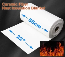 22'' / 56cm Wide Ceramic Fiber Heat Insulation Blanket Paper Thickness 1mm~10mm