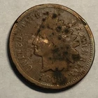 1868 INDIAN HEAD U.S. cent. G-VG, some corrosion areas. #md1