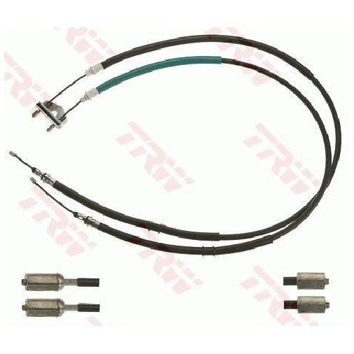 2X Handbremsseil Hinten FüR Ford Fiesta JA JB 1.6 00 Bis 02 TRW J4C DHF-image