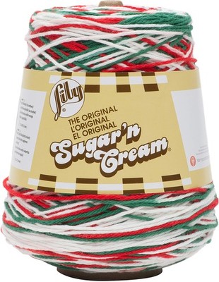 Spinrite Sugar Cream SC 14oz Cone Mistletoe Recycled Fabric 0 inches Functional