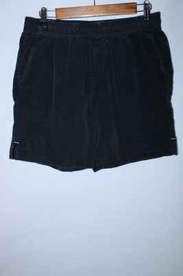 Goodlife Men's Medium Navy Blue Pull on Corduroy Shorts