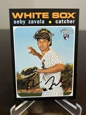 Seby Zavala Rookie Card 2020 Topps Heritage #674 Chicago White Sox