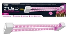 FEIT 2 ft. 2 Light 30 Watt LED Grow Light Fixture Hydroponic or Soil, Linkable
