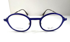 Ray-Ban RB 7087 3656 LightRay 46mm Round Blue Men's Women's Eyeglasses Frames