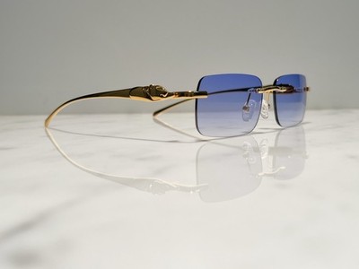 BonanoDiamond Cut Big C Clear Clear Lens - BRAND NEW Panther Horn Woods Cartier