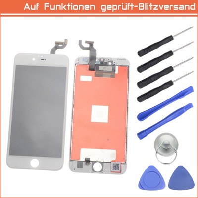 Display LCD iPhone 6S Plus RETINA Touchscreen 3D Weiss inkl. Werkzeug