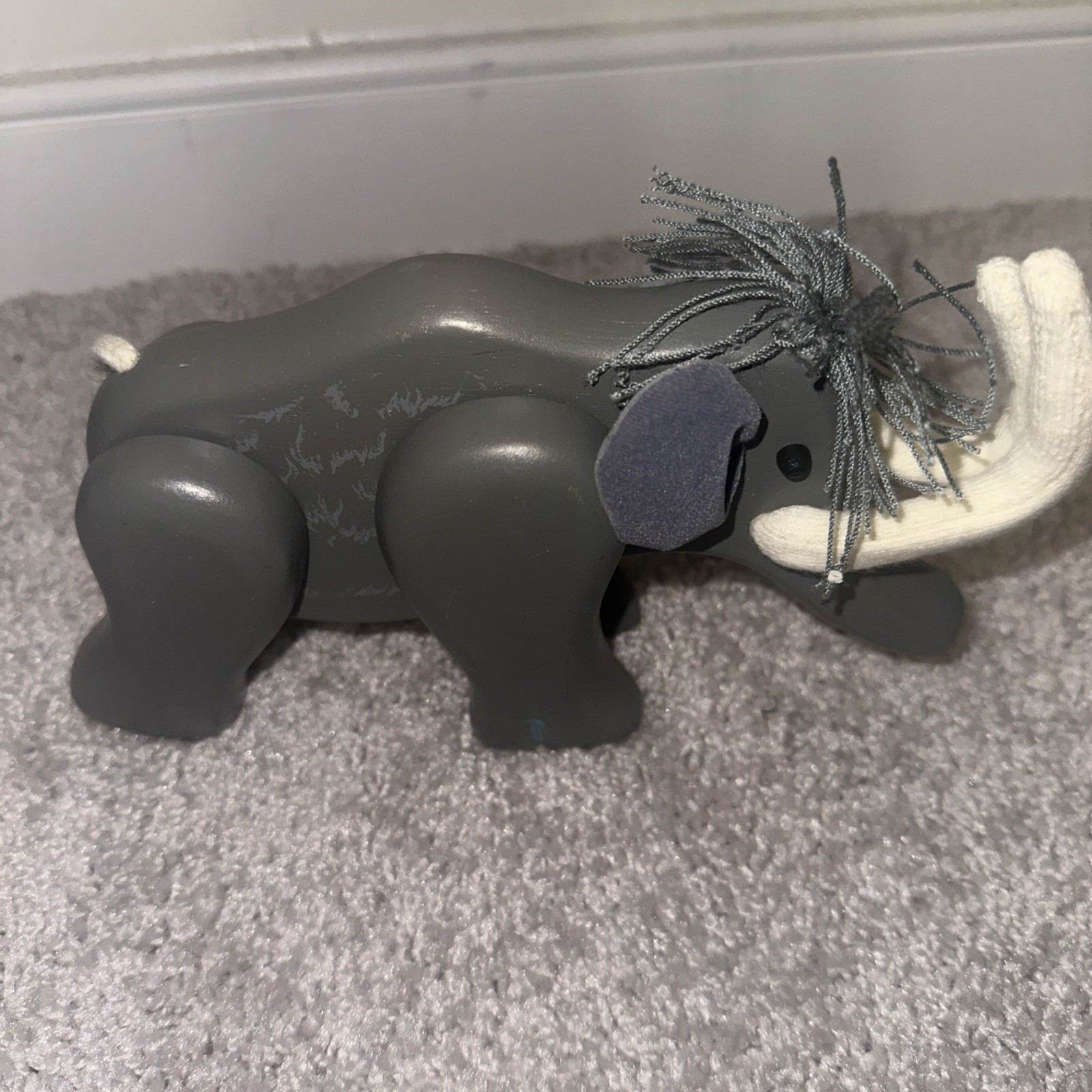 Handmade Wooden Dinosaur Figures Playset Educational Toys 8 Piece