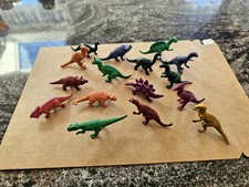 Mini Plastic Dinosaurs, 16 Count, 2 Inches