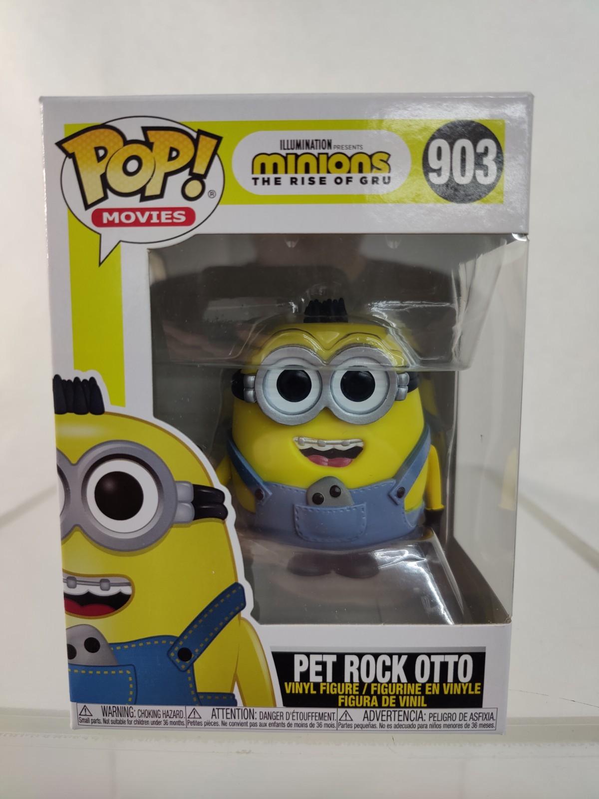 Funko Pop! Figura De Vinilo Pet Rock Otto #903 Minions The Rise Of Gru