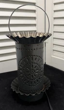 Wax Tart Warmer Chisel Design Electric Kettle Black Tin Fragrance Melt