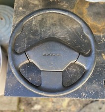 1989-1994 Dodge Ram D-series Ramcharger Steering Wheel With Horn Pad Oem