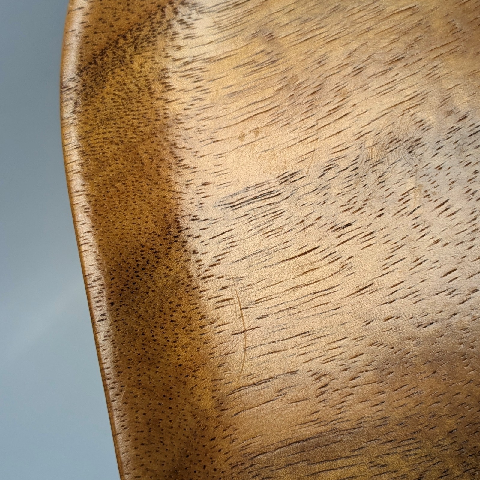 Blair Hawaii Koa Wood Square Tray 11.75 inch Curly Koa Wood Vintage Tray