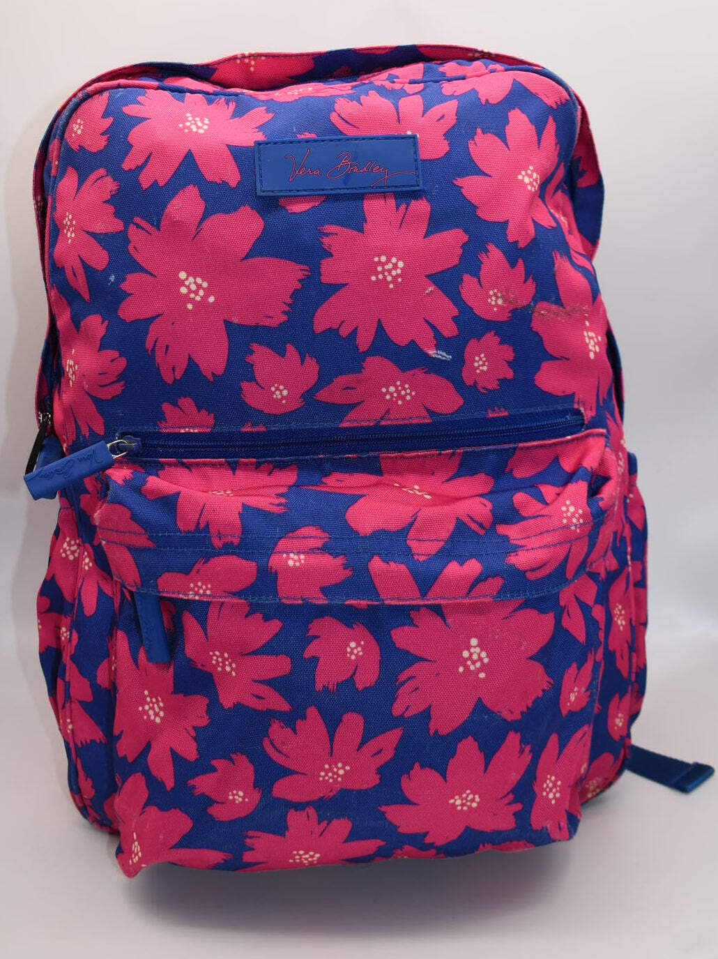 Vera Bradley XL Lighten Up Campus Backpack in "Art Poppies" 