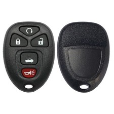 Remote Keyless Fob Case Shell Pad 5 Buttons Compatible With Gm Kobgt04a 22733524